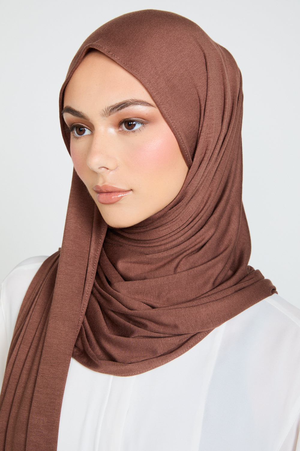 Smoked Chestnut Jersey Hijab