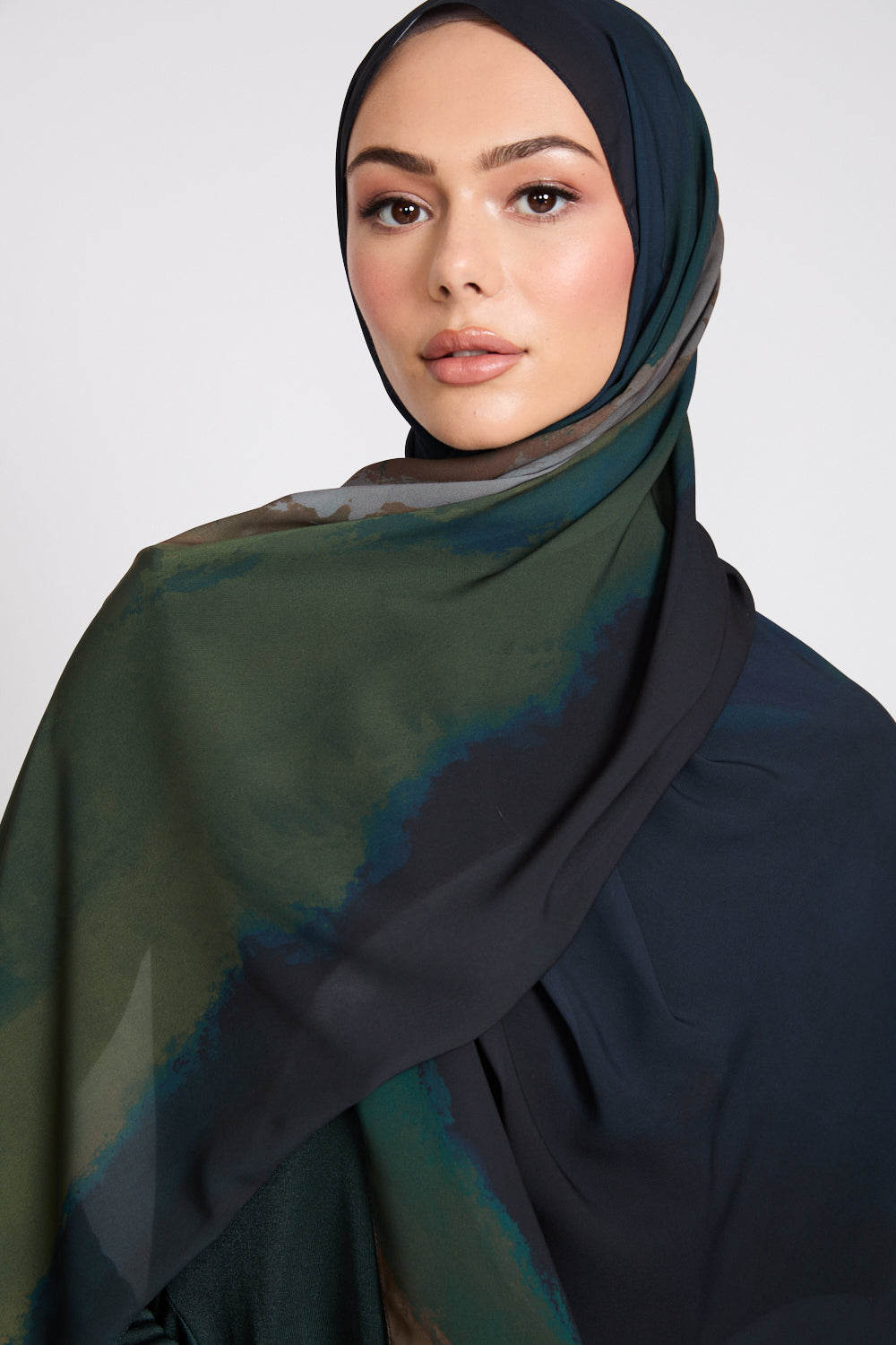 Luxury Printed Hijab - Celestial Mirage - LIMITED EDITION