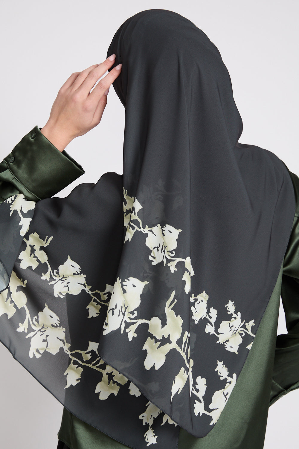 Luxury Printed Hijab - Enchanted Vine - LIMITED EDITION