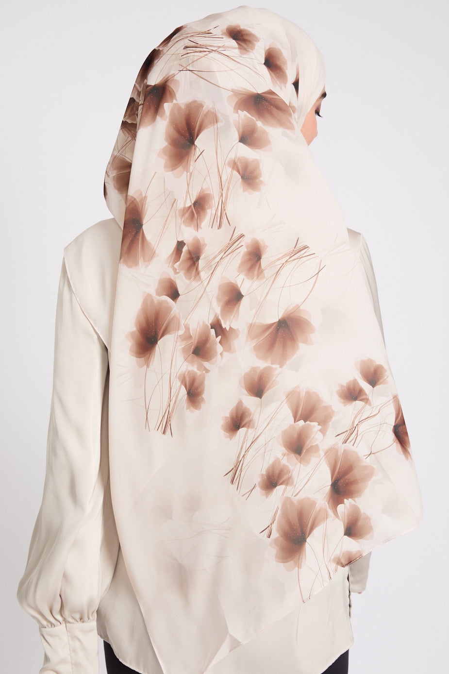 Luxury Printed Hijab - Blossom Dusk - LIMITED EDITION