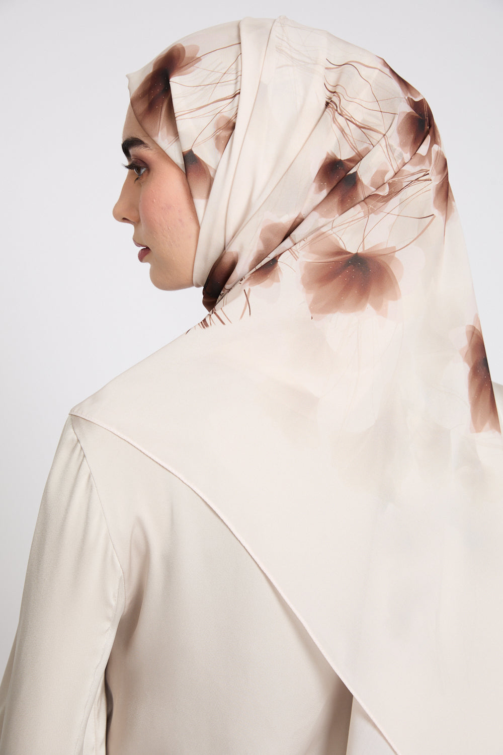 Luxury Printed Hijab - Blossom Dusk - LIMITED EDITION