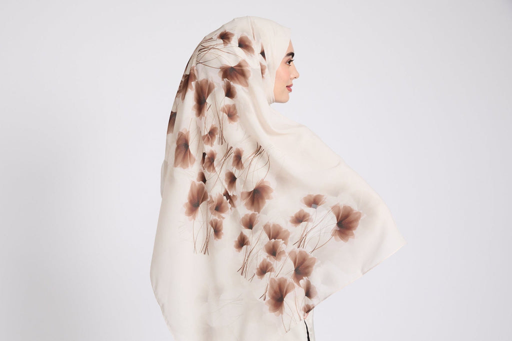 Luxury Printed Hijab - Blossom Dusk - LIMITED EDITION