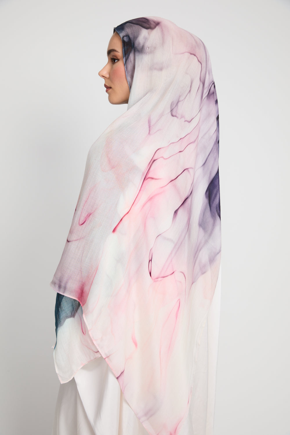 Premium Modal Printed Hijab - Aurora Mirage