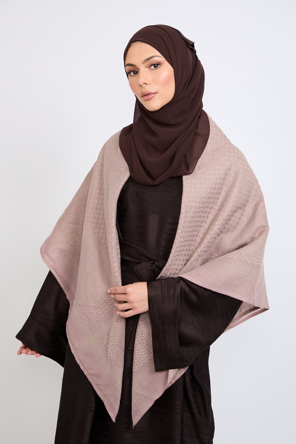 Keffiyeh Scarf - Blush