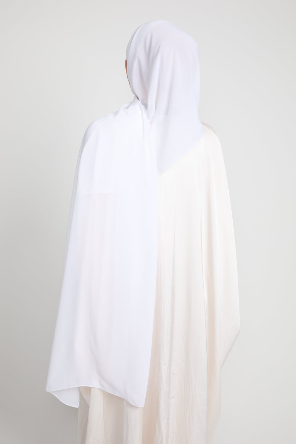 Soft Luxury Georgette Hijab - Off White