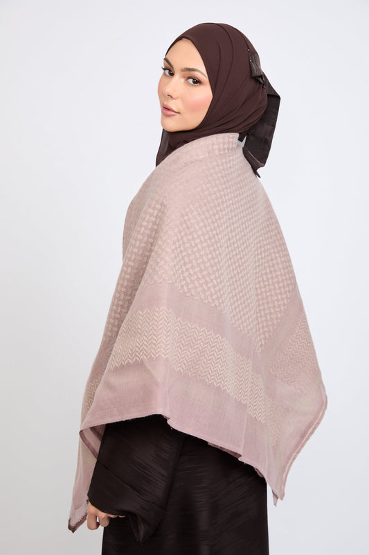 Keffiyeh Scarf - Blush