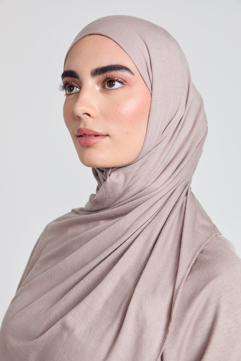 Desert Taupe Jersey Hijab