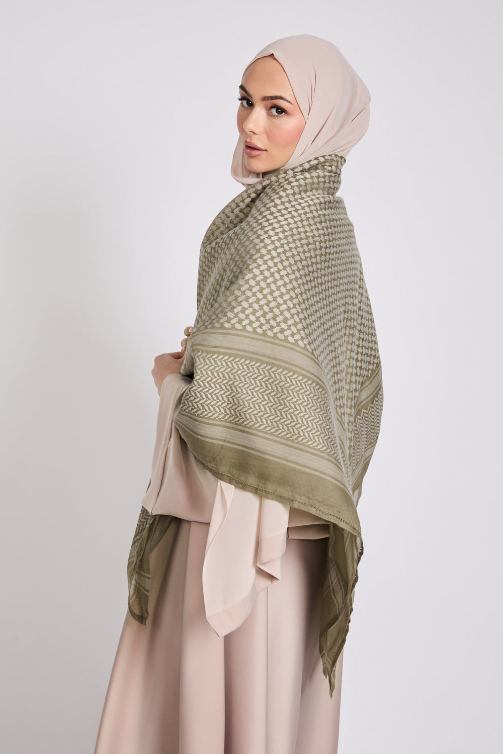 Keffiyeh Scarf - Pistachio