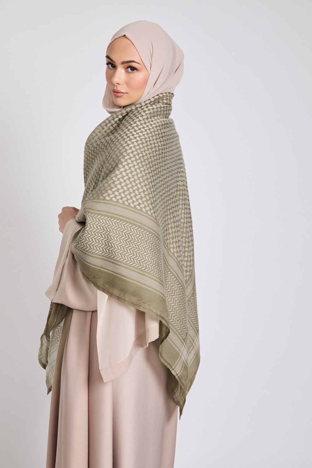 Keffiyeh Scarf - Pistachio