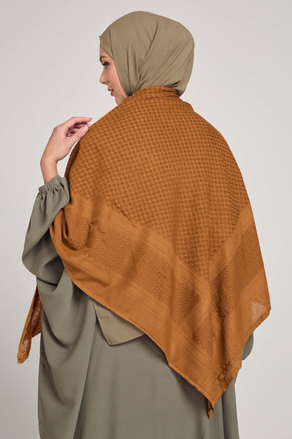 Keffiyeh Scarf - Bronze