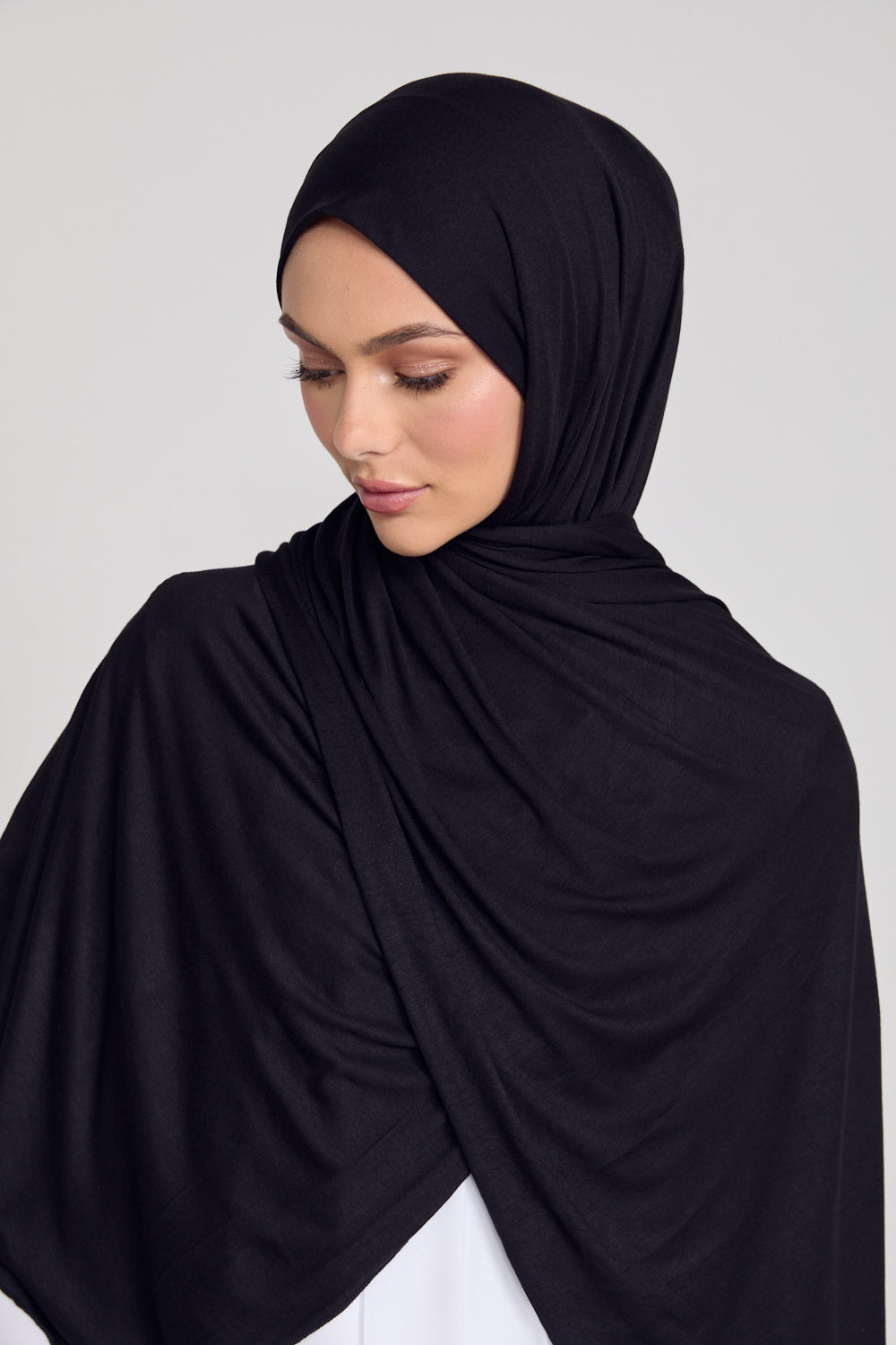 Black Jersey Hijab