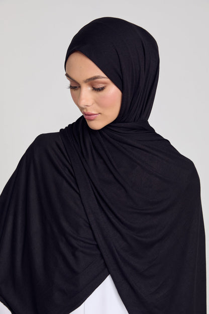 Black Jersey Hijab