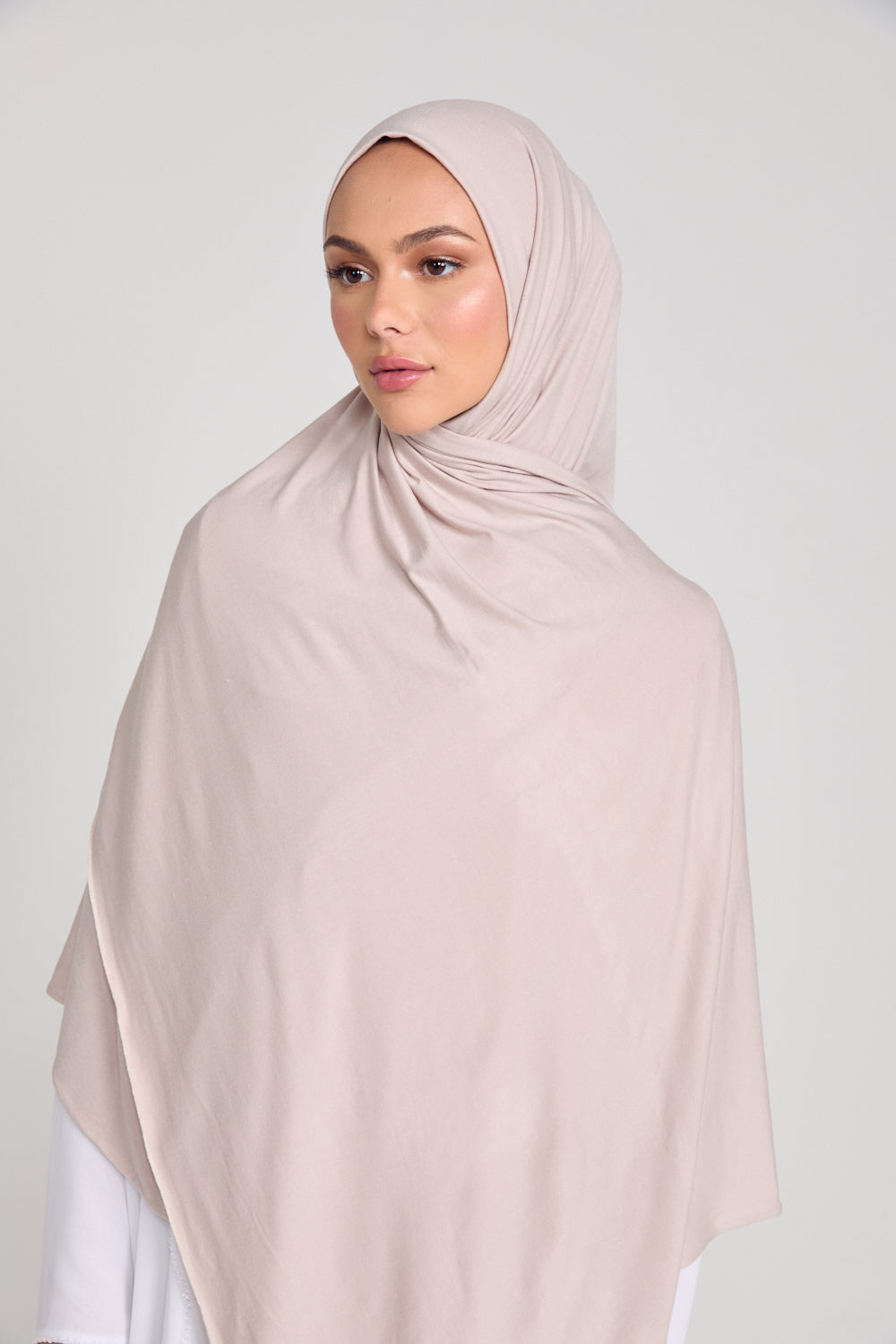 Nude Jersey Hijab