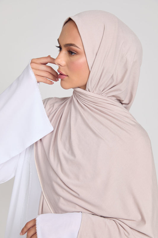 Nude Jersey Hijab