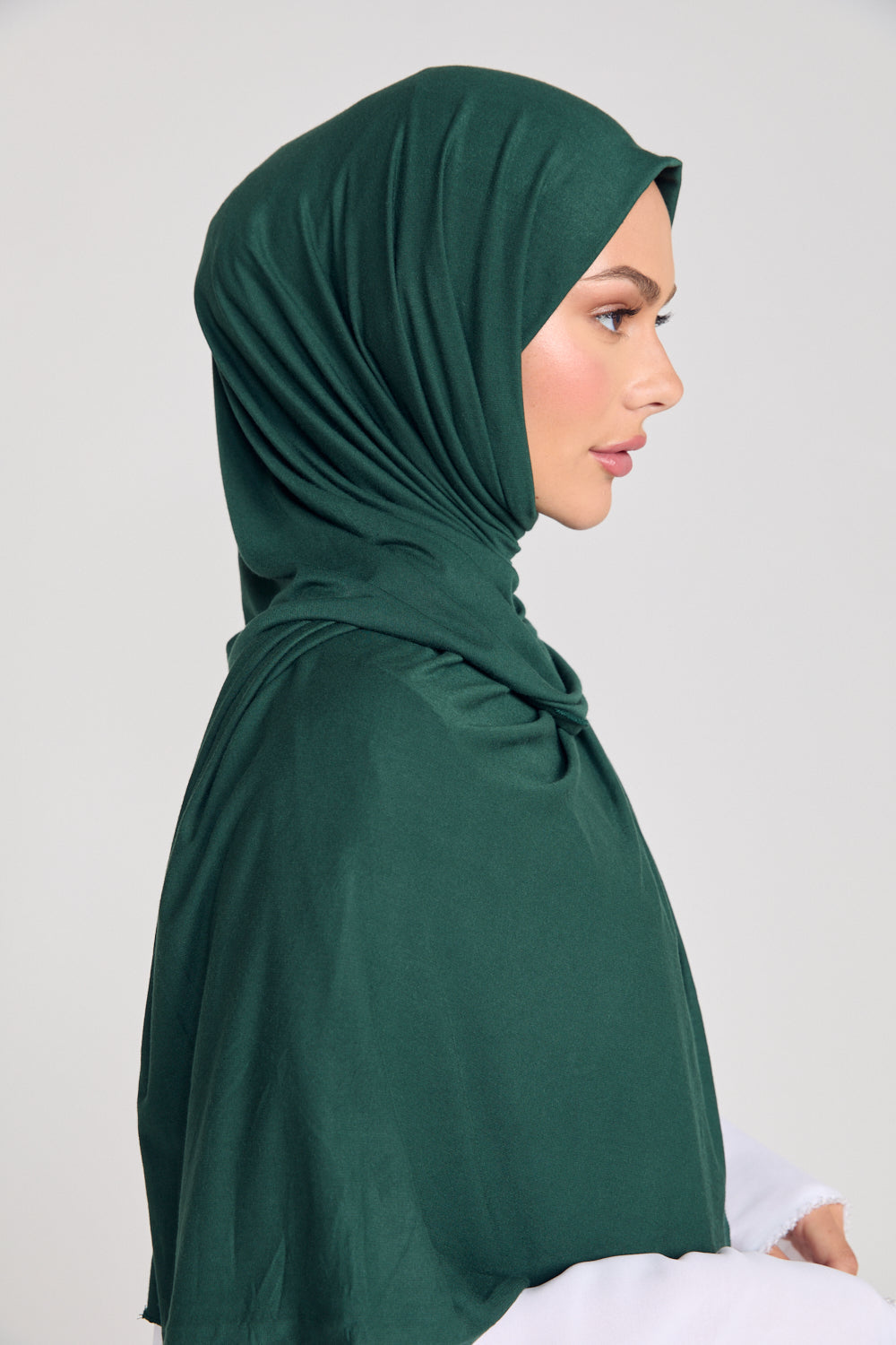 Forest Green Jersey Hijab