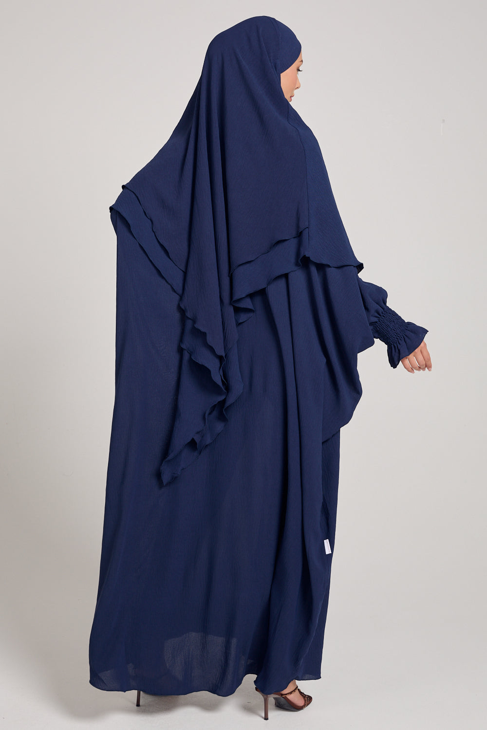 Abaya with Khimar Set - Navy