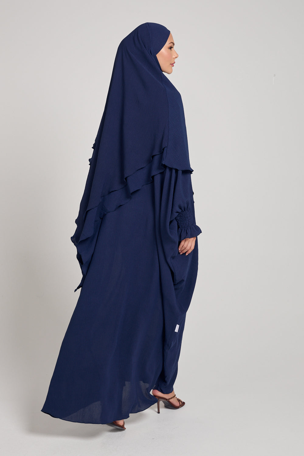 Abaya with Khimar Set - Navy