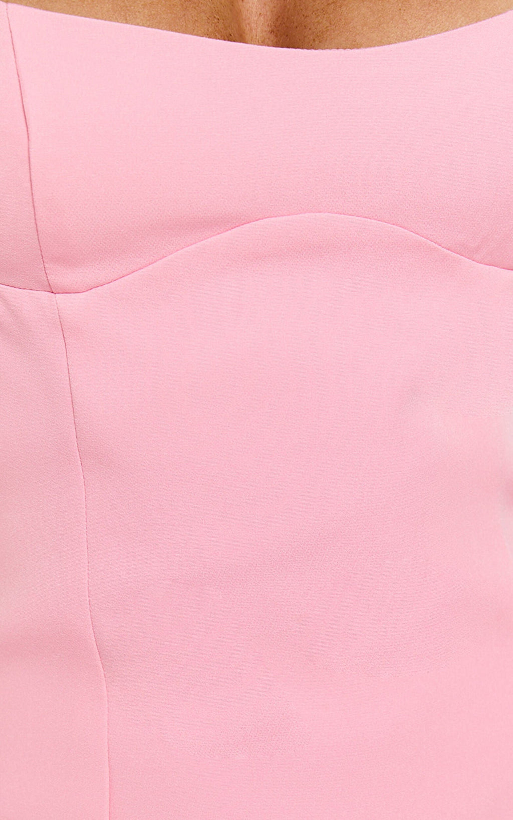 corset panel mini dress in pink