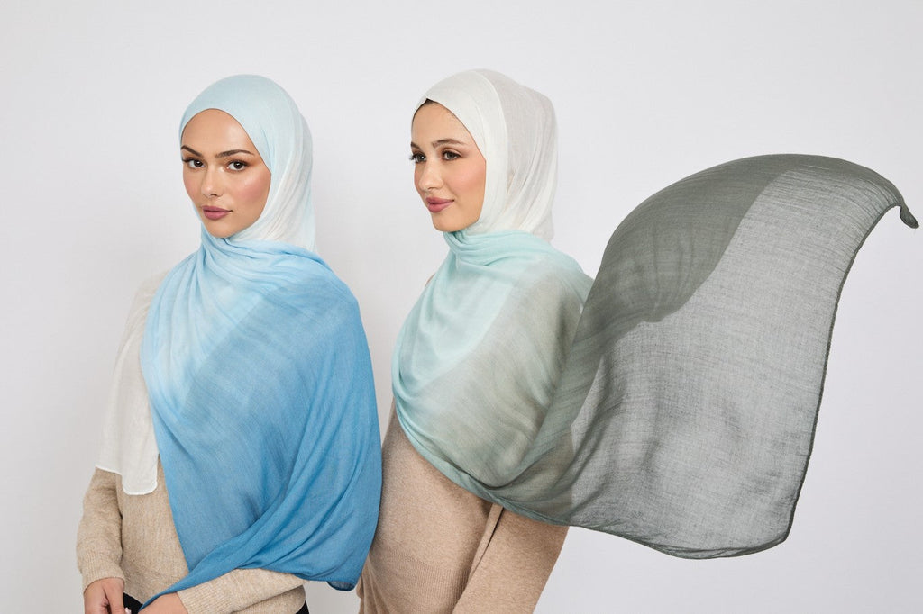 Modal Ombre Hijab - Ocean