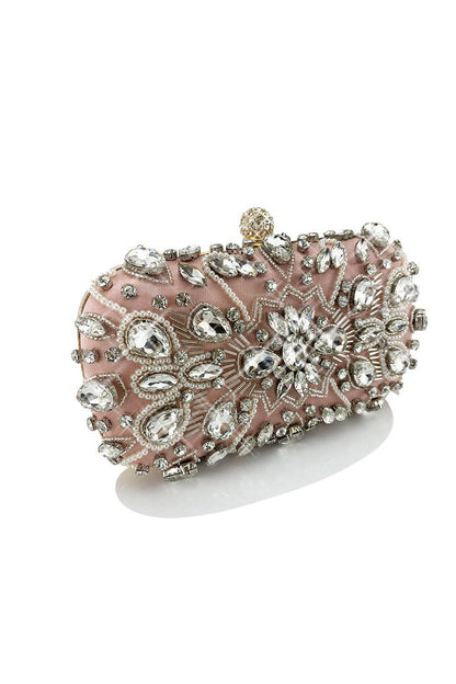 Rhinestone Sparkly Black Party Clutch Bag