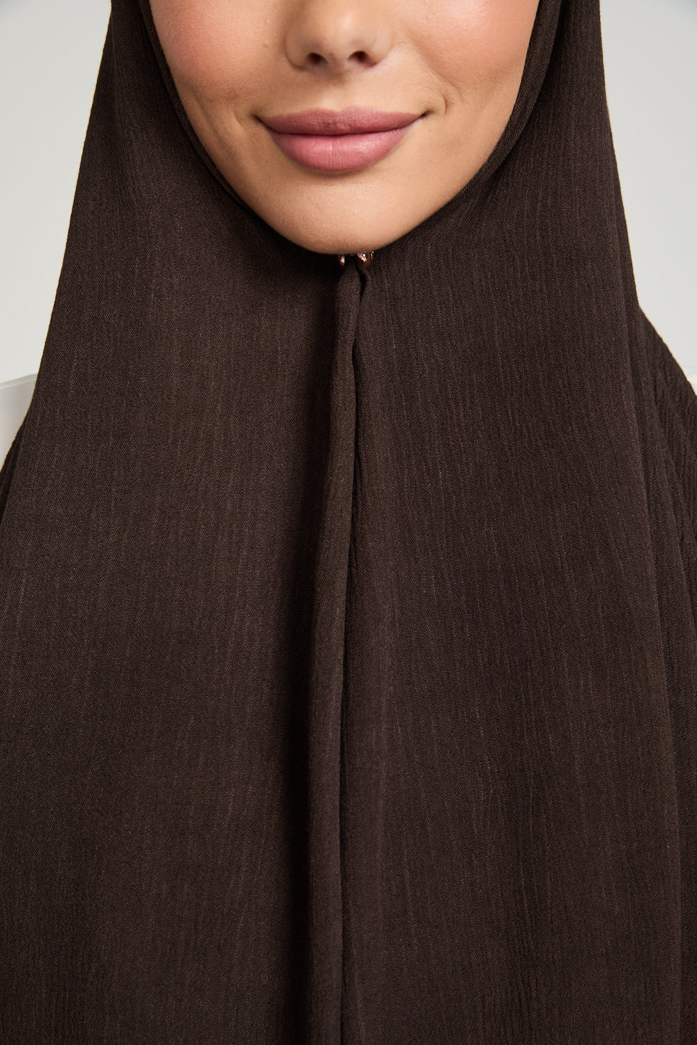 Modal Crinkle Hijab - Chocolate Plum