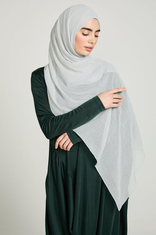 Luxury Soft Crush Hijab - Iced Pistachio