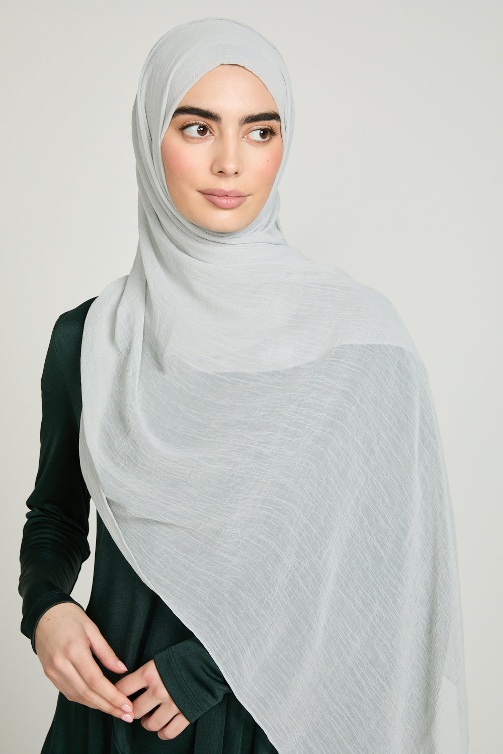 Luxury Soft Crush Hijab - Iced Pistachio