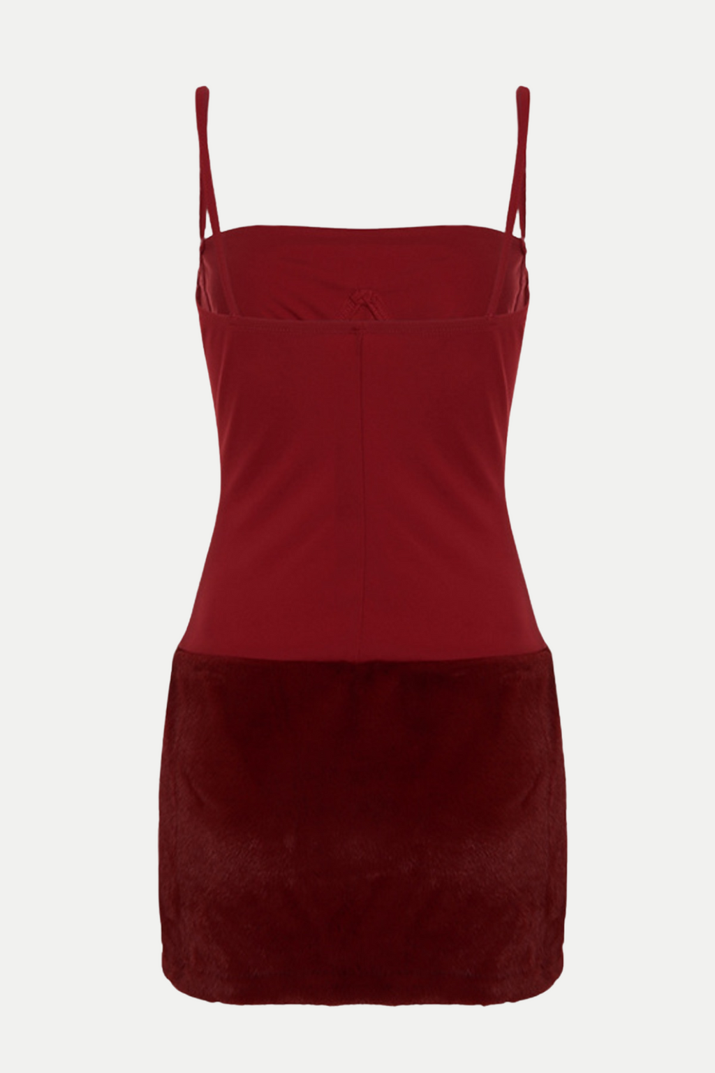 Caisha Faux Fur Mini Dress