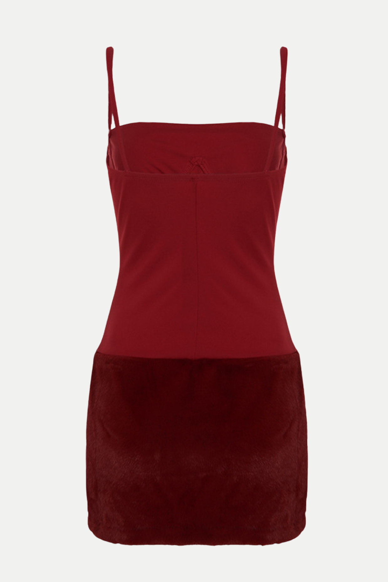 Caisha Faux Fur Mini Dress