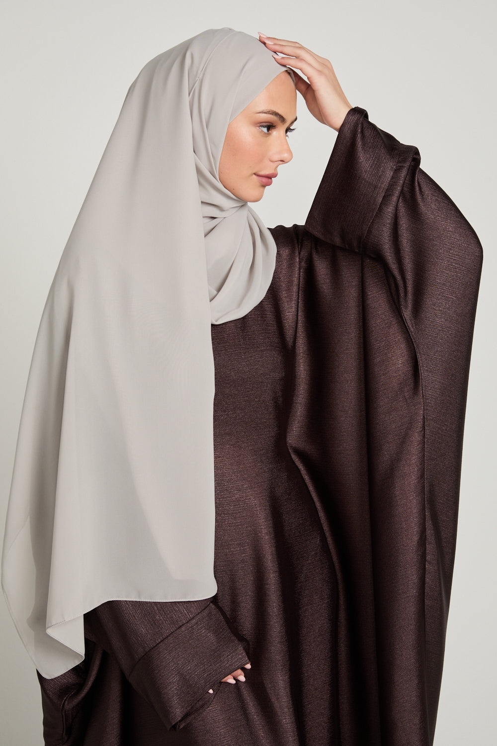 Soft Luxury Georgette Hijab - Cloudy Beige