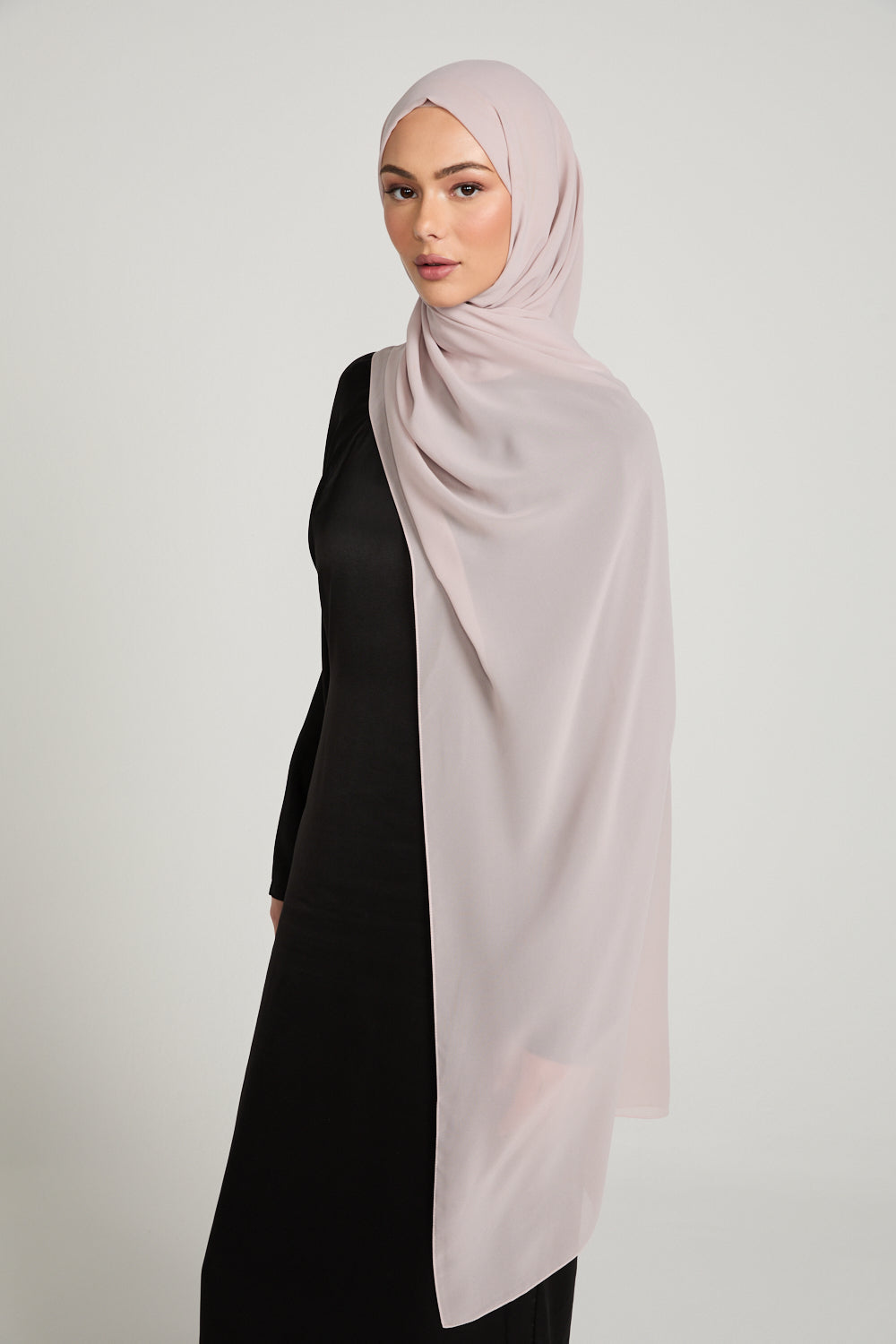 Soft Luxury Georgette Hijab - Rose Dust