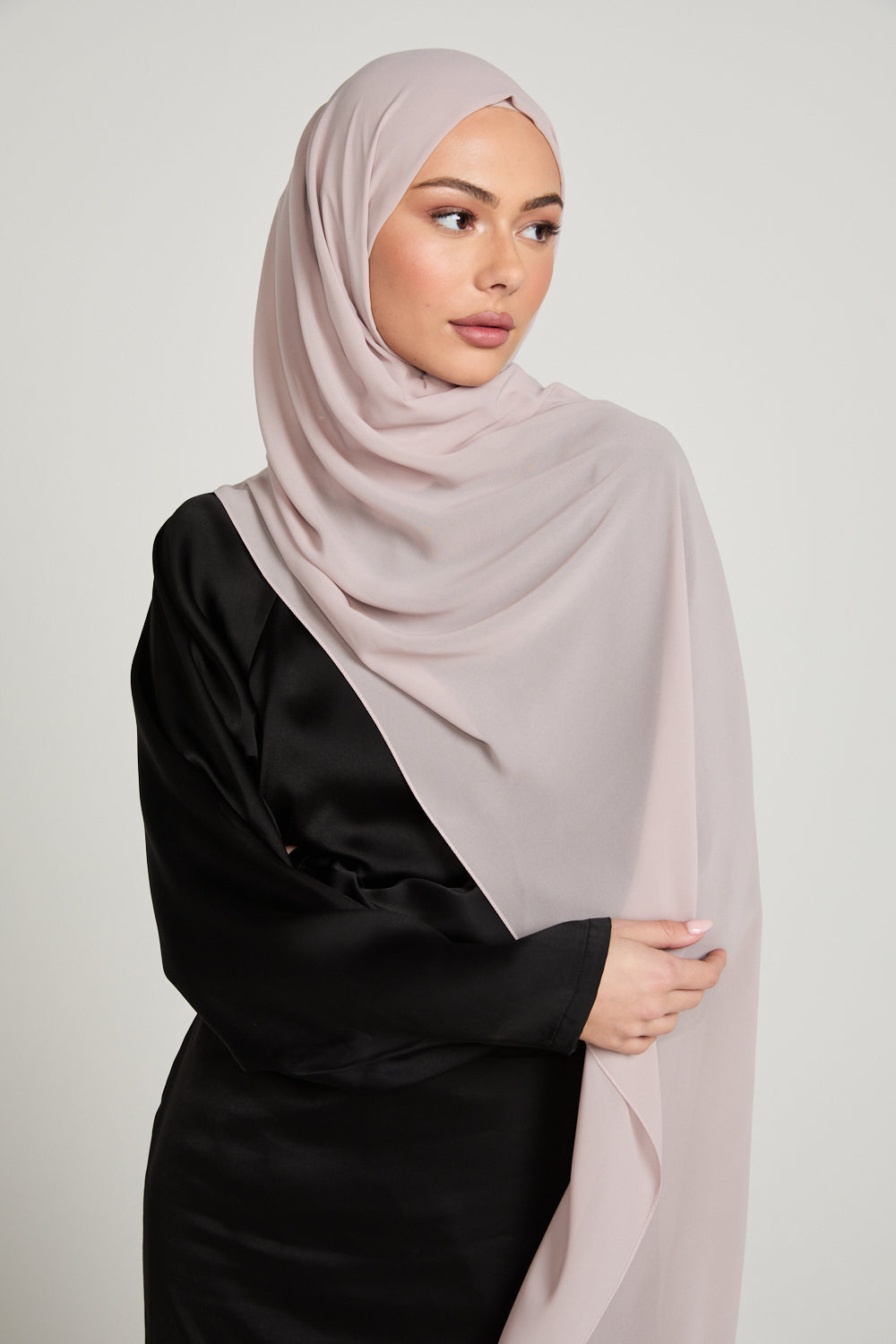 Soft Luxury Georgette Hijab - Rose Dust