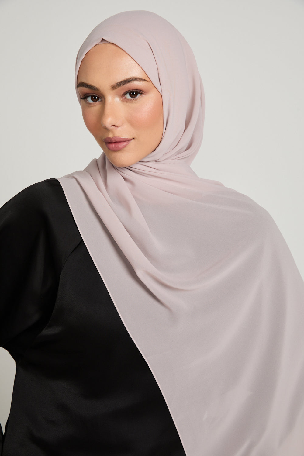 Soft Luxury Georgette Hijab - Rose Dust