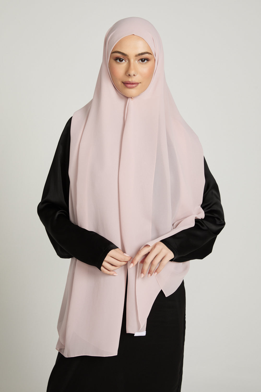 Soft Luxury Georgette Hijab - Dusty Rose
