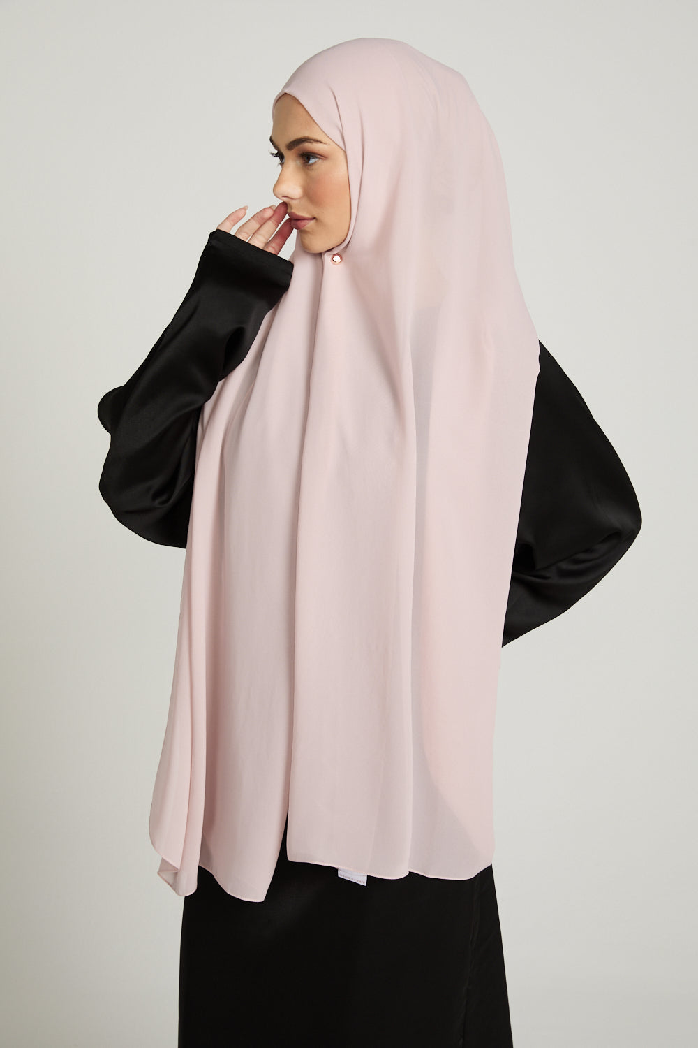 Soft Luxury Georgette Hijab - Dusty Rose