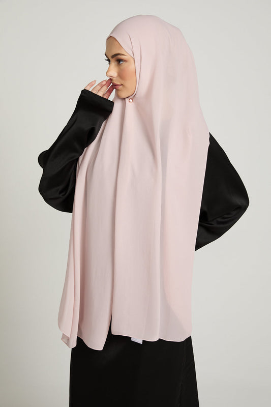 Soft Luxury Georgette Hijab - Dusty Rose