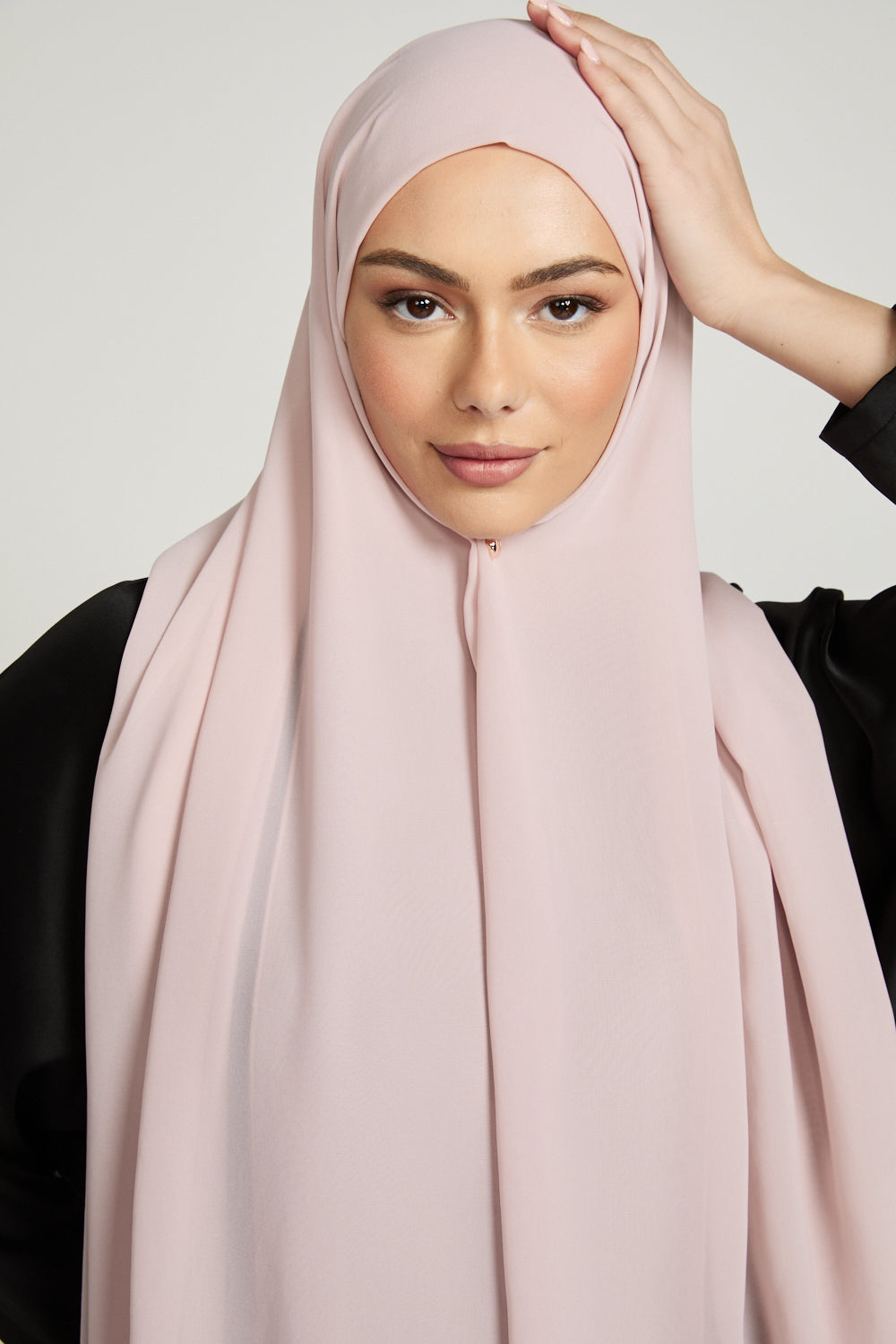 Soft Luxury Georgette Hijab - Dusty Rose