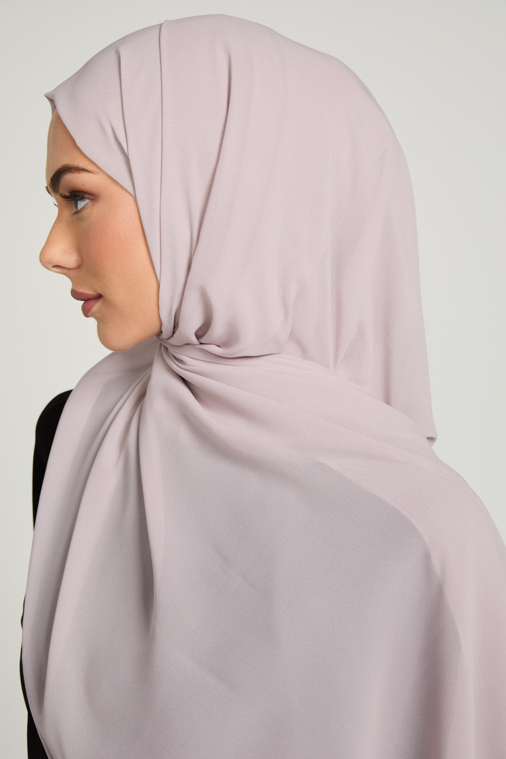 Soft Luxury Georgette Hijab - Burnished Lilac