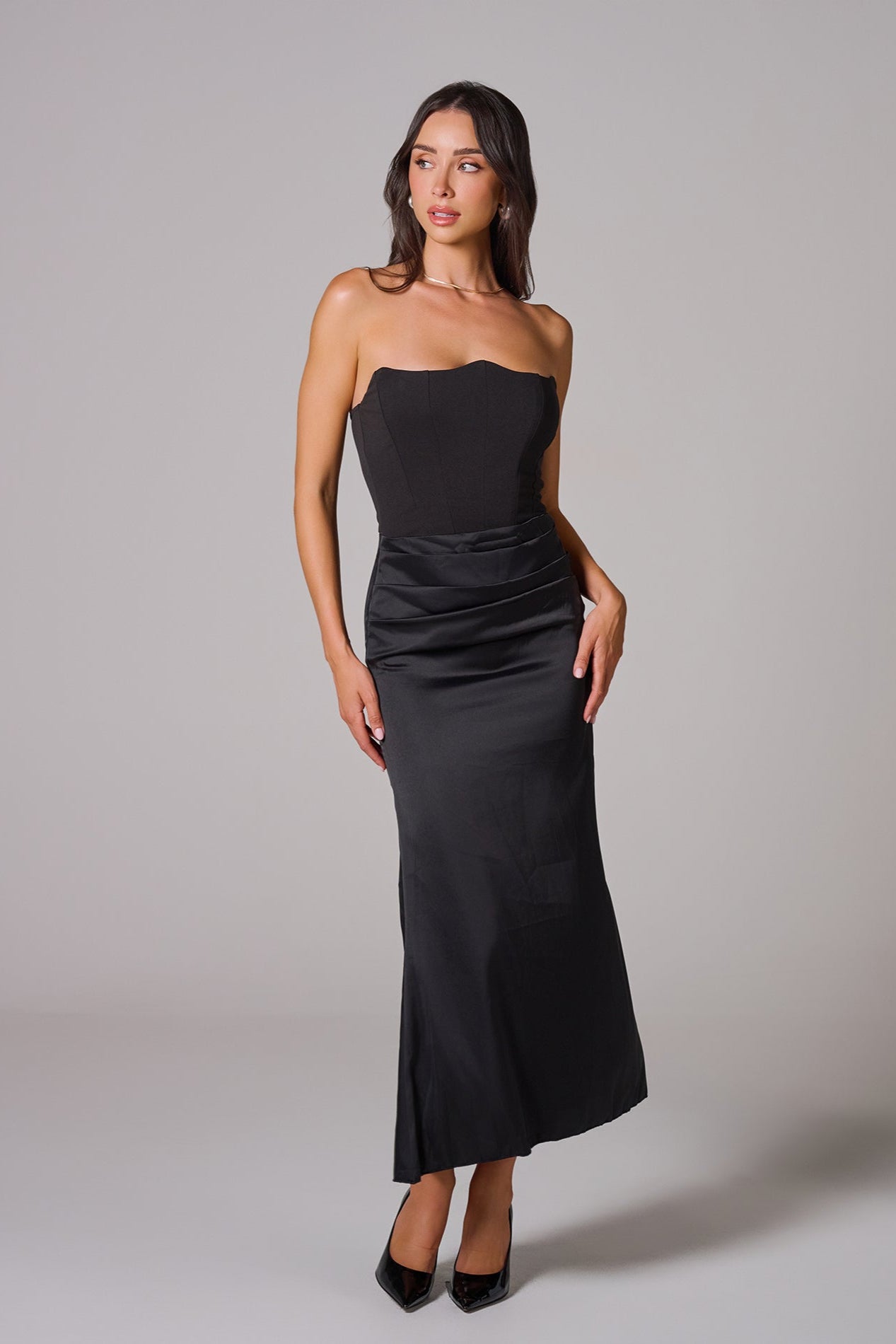 ISABELLE Corset Maxi Dress