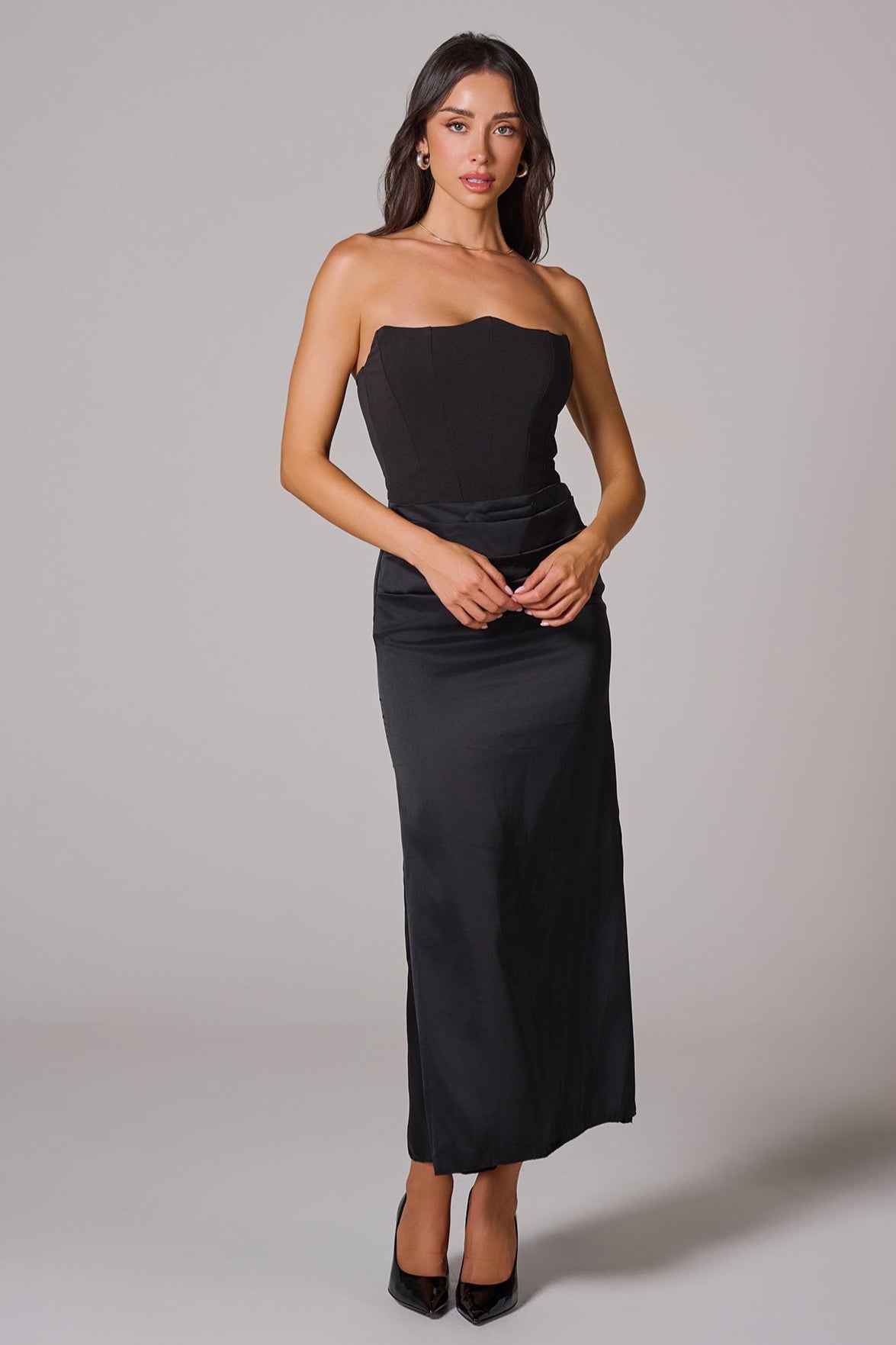ISABELLE Corset Maxi Dress
