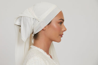 Premium Instant Chiffon Hijab - Off White