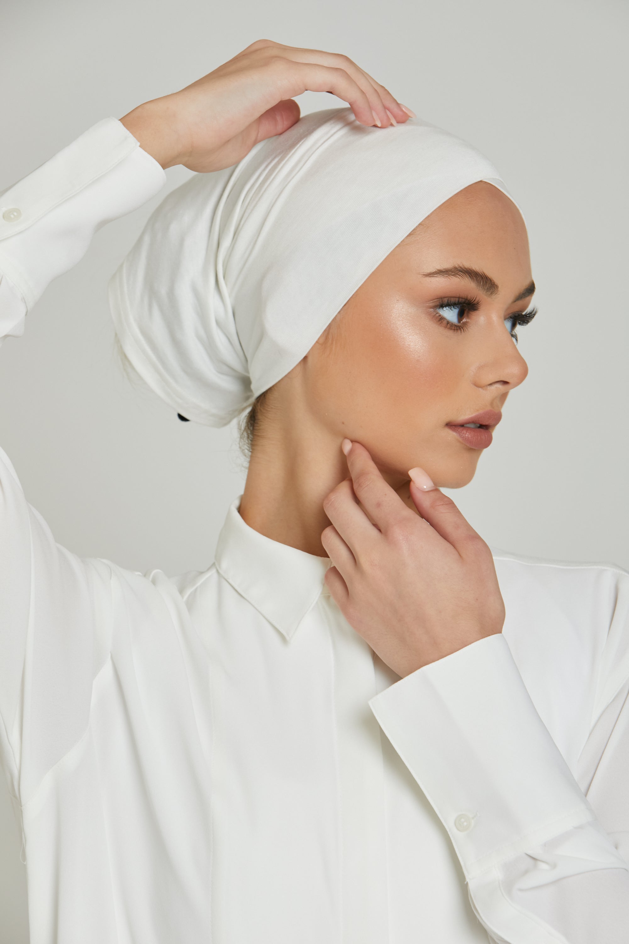 Tube Hijab Caps - Criss Cross