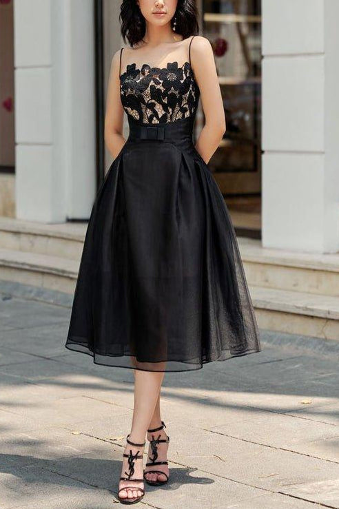 tule lace camisole dress