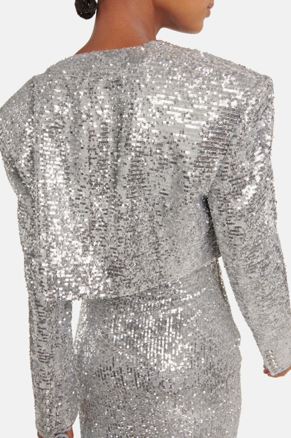 Laiki Sequin Slit Maxi Dress