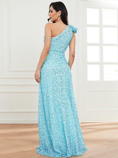 One Shoulder Prom Dress