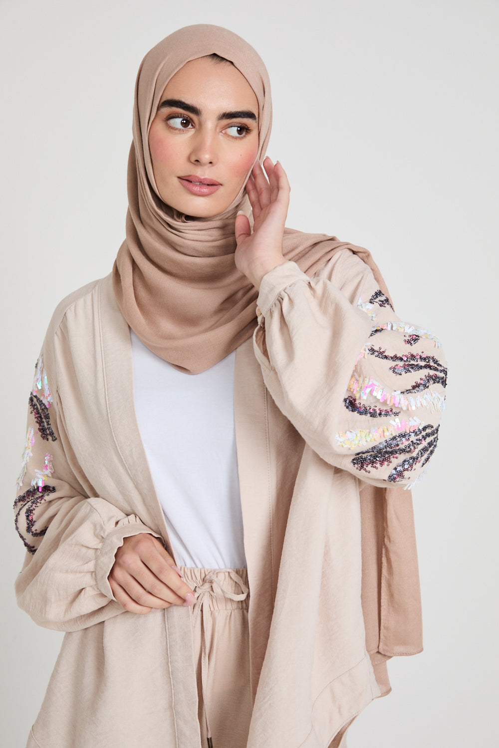 Premium Maxi Modal Hijab - Cameo