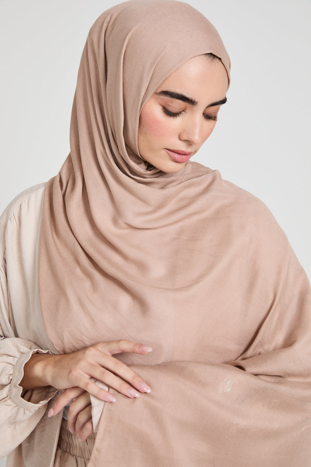 Premium Maxi Modal Hijab - Cameo