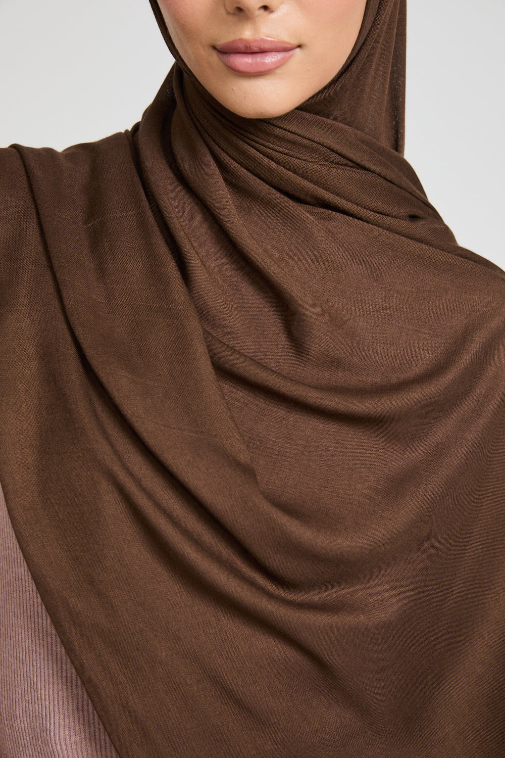 Premium Maxi Modal Hijab - Fudge