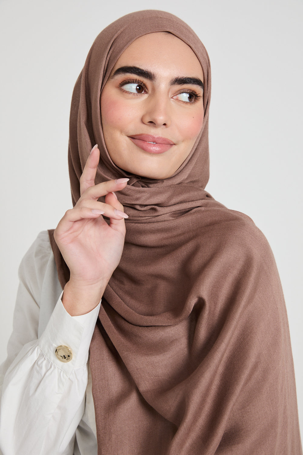Premium Maxi Modal Hijab - Mink