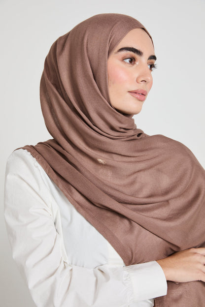 Premium Maxi Modal Hijab - Mink